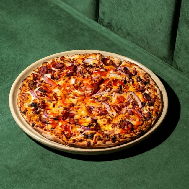 Buffalo Chicken Pizza.