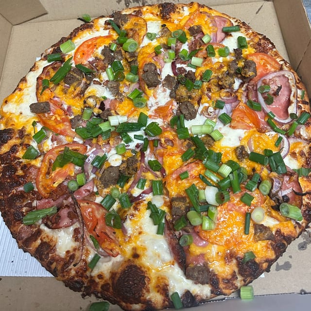 Bacon Express Pizza.