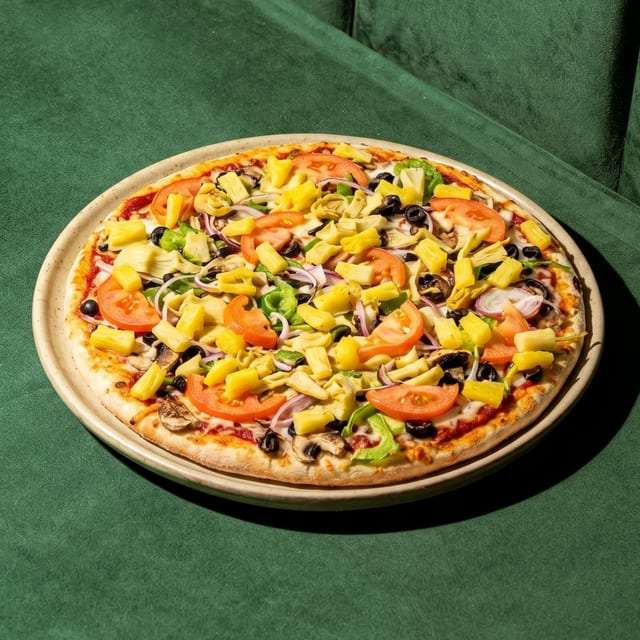 Gourmet Vegetarian Pizza.