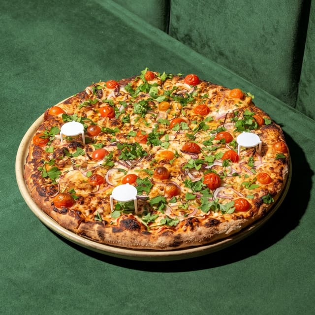 Tandoori Paneer Pizza.