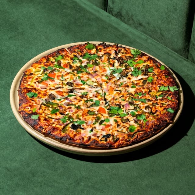 Paneer Tikka Pizza.